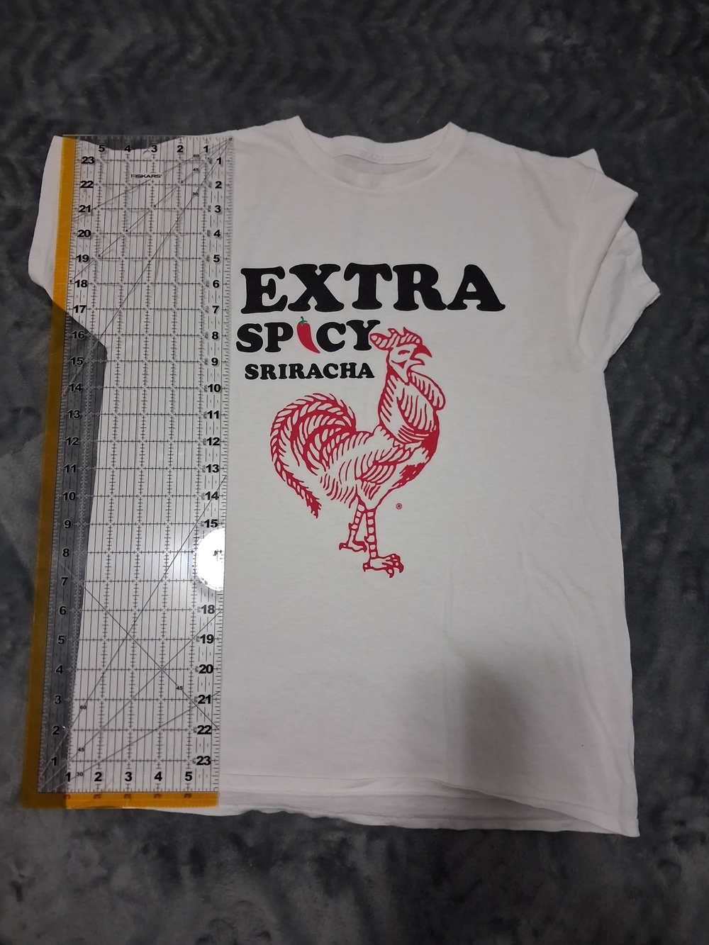 Extra Spicy Sriracha Graphic Tee - White - Picture 5 of 5